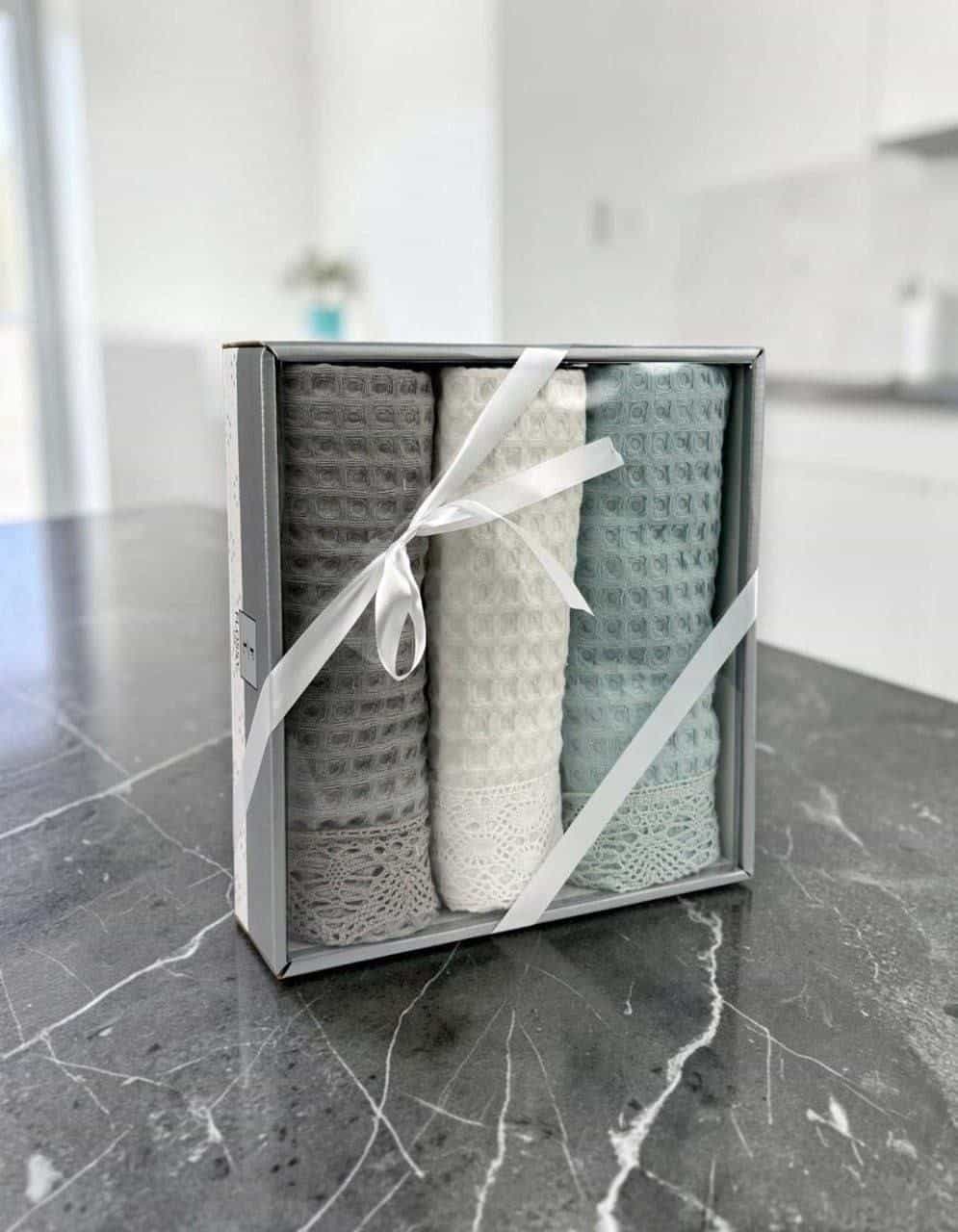 Набор кухонных полотенец Flossy Life, 3 шт, 50х70 см