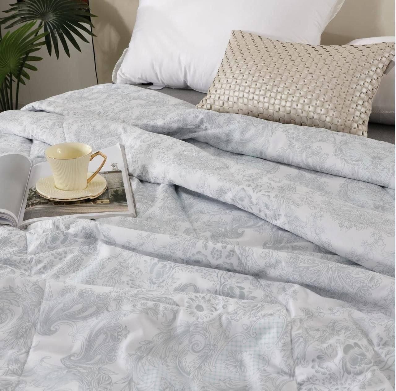 Одеяло стёганое Boris всесезонное Серый — фото 3